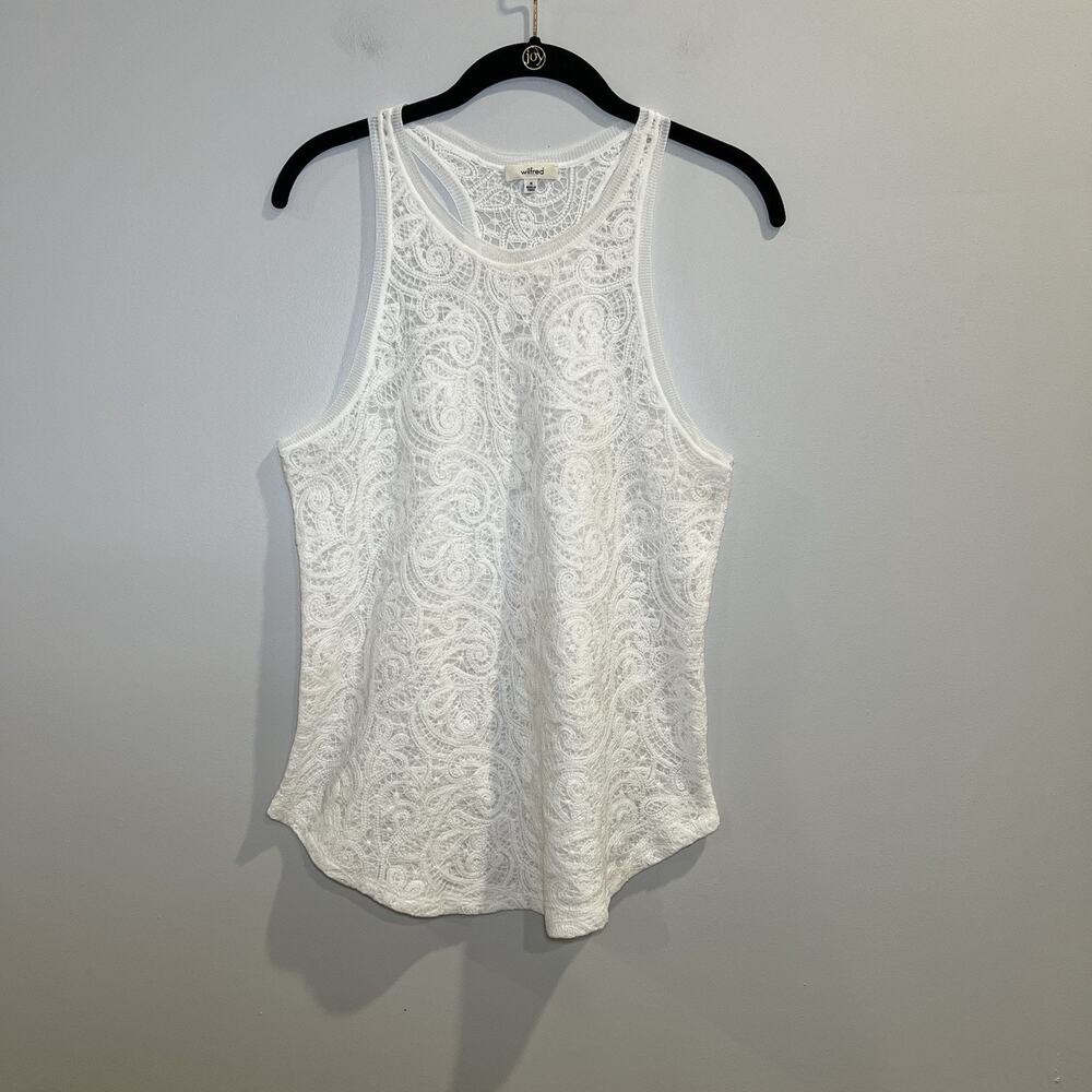 Aritzia Wilfred Volant‎ Tank Top Lace Size Medium